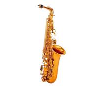 High Alto Eb Tune Saxophone Brass Rose Gold Music Instrument E-flat Sax With Case Accessories (Color : 03)