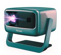 High ANSI/ Official-NetfIix/360°Stand Outdoor Projector with WiFi and Bluetooth, Auto Focus, Auto Keystone 4K Projector Native 1080P Support Smart Proyector