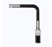 High Arc Brass Kitchen Sink Faucet RotatabSingHandHot & Cold Water Mixer SingHoDesign for Easy Use - Durab& Stylish T