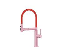 High Arc Kitchen Faucet, Pull Down Swan Neck Tap with 3 Functs, Slish & Sink Mixer, Easy Inllat, Perfect for Modern Kitchens