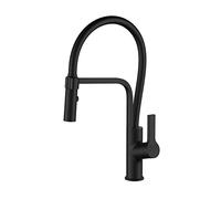 High Arc Kitchen Sink Faucet with Pull Down Sprayer Commercial Brass Pot Filler Dual Function Single Handle for Easy Use