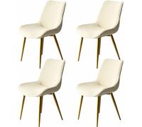 High Back Chair Covers,Dining Chair Covers, Stretch Washable Dining Room Chair Cover For Home Decor Living Room,Soft And Comfortable Thick And Durable-Beige-Set o ( Color : Blu , ( Color : Off White ,