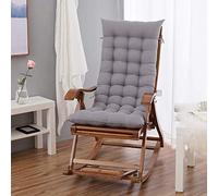 HANHAN High Back Chair Cushion Wooden Rocking Relaxer Pads Portable Thick Soft Summer Sun Lounger Cushion Seat Cover for Travel Holiday Indoor Outdoor