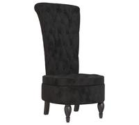 High Back Chair Sofa Chair Living Room Seat Chair Velvet Button Design vidaXL