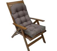 High Back Cushions for Adirondack Chair Seat Cushion for Deckchair Deck Chair Seat Cushion Cushion for Garden Chairs Beach Chair Rocking Chair Chair Cushion 110x50 Cm (Color : Dome+Oxford-off