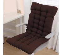 High Back Cushions for Chairs Thick and Comfortable Perfect for Relaxation and Lounge Indoor/Outdoor Use 170 x 55 cm Coffee Color Ideal for Home Office Garden