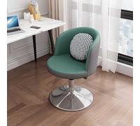 High Back Desk Chair,Contemporary PU Leather Computer Chair Ergonomic Swivel Adjustable with Wheels and Gas Lift Task for Barber Office Home