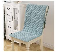 High Back Dining Chair Cushion Thick Cotton Seat Pad with Straps Lounge Chair Cushion for Comfort and Style