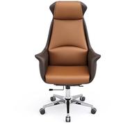 High Back Executive Office Chair Office Computer Task Desk Chair Office Chair Adjustable Desk Chair Mid Back Executive Comfortable PU Leather Gaming Back rt,D (C)
