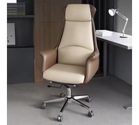 High Back Executive Office Chair Office Computer Task Desk Chair Office Chair Adjustable Desk Chair Mid Back Executive Comfortable PU Leather Gaming Back rt,D (A)