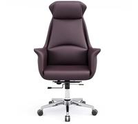 High Back Executive Office Chair Office Computer Task Desk Chair Office Chair Adjustable Desk Chair Mid Back Executive Comfortable PU Leather Gaming Back rt,D (D)