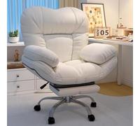 High Back Executive Office Chair with Foot Rest, Ergonomic Lumbar Support Work Armchair, Big and Tall Gaming Chair