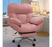 High Back Executive Office Chair with Foot Rest, Ergonomic Lumbar Support Work Armchair, Big and Tall Gaming Chair