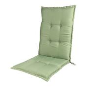 High-Back Garden Chair Cushions 120x50cm, UV-Resistant Patio Seat Pads with Ties, for Outdoor Folding Chairs, Green, 1 Pack, Perfect for Garden Furniture Comfort