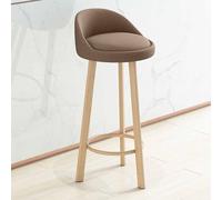 High Back Linen Bar Stools for Kitchen Islands & Home Bars Metal Footrest Comfortable Breakfast Counter Seating Modern Design t for Dining & Entertaining