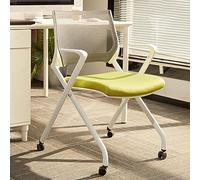 High Back Mesh Office Chair with Folding Wheels Ultimate t for Conference Rooms & Student De Adjustable Seat Height Breathable Design