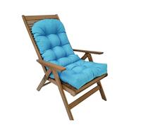 High Back Outdoor Chair Cushion, Soft Reclining Garden Pillow for Patio, Indoor Office, Rocking Chairs, Grey, 50 * 11 cm - Comfortable Seat Pad for Ultimate Relaxation