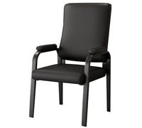 High Back Upholstered Office Chair for Reception Study Reading & Conferences - Soft Cushion Guest Seating for Ultimate Comfort and Style