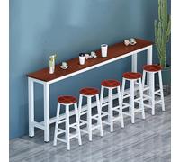 High Bar Breakfast Table - Stylish Outdoor & Kitchen Bar Table for Home & Restaurant - Perfect for Dining & Entertaining (Chairs Not Included)