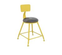 High Bar Stools for Kitchen Island Colorful Round Iron Bar Table Set Yellow Tall Chairs for Small Balcony Tea Shop Café Modern Design Furniture