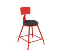 High Bar Stools for Round Iron Table Colorful Kitchen Island Chairs Perfect for Small Balcony Tea Shop Cafe - Red High Top Seating