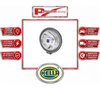 HELLA 1F8 006 800-191 Halogen-Spotlight - Rallye 3000 - 24/12V - Round - Reference number: 37.5 - Bolted - Patterned diffusing lens - Lens Colour: Crystal clear - right/left