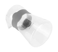 High Borosilicate Glass Coffee Pot Hand Drip Pour Over Coffee Maker Kettle for Home Kitchen and Lovers 8.8x13.1cm (Clear)
