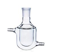 High Borosilicate Glass Double Layer Flask Reactor - 24/29 Joint Laboratory Beaker for Chemical Experiments(25ml)