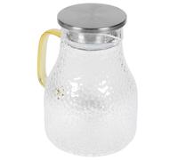 High Borosilicate Glass Pitcher Hammer Pattern Large Capacity 1500ml