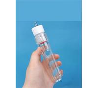 High Borosilicate Thick-Walled Pressure-Resistant Bottle with Gas Conduction for Laboratory Experiments(50ml flat bottom)