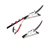high Branch Saw， Professional Telescopic Pole Saw Tree Pruners Extendable Bypass Garden Landscaping Lopper Tools with Steel Blade(5.4m,6m)