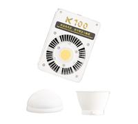 High Brightness 100W LED Photography Light Outdoor Studio Video Lighting Triple Color Temperature Adjustment 40000LX Photography Light Outdoor Handheld