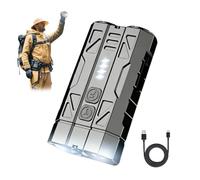 High-Brightness Dual-Module Pocket Flashlight, 1000 Lumen Rechargeable LED Torch with Double Beam & Magnetic Base, 8 Modes EDC Gear with Hat Clip for Camping, Hiking, Emergency & Inspection (1)