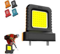 High Brightness Floodlight - for All Power Tool Batteries,Cordless Led Work Light,Battery Operated Floodlights Outdoor, Ip67waterproof,The Socket Spacing Can Be Adjusted Between 20.5-40.5mm (Orange)