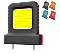 High Brightness Floodlight -for All Power Tool Batteries, Portable Floodlight, Adjustable LED Worklight, for Outdoor Job Site, Workshop Garage, Construction Site (Red)