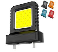High Brightness Floodlight -for All Power Tool Batteries, Portable Floodlight, Adjustable LED Worklight, for Outdoor Job Site, Workshop Garage, Construction Site (All Black)