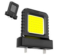 High Brightness Floodlight - for All Power Tool Batteries, Portable Outdoors LED Work Light Compatible, 2025 New Upgrade Flood Light for Job Site, Securityand Outdoor Work Fishing Camping(Black)