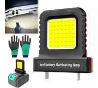 High Brightness Floodlight for All Power Tool Batteries, Power Lithium Battery Multiple Universal LED Works Lights, Portable Floodlight Compatible with 20V Tools