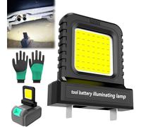 High Brightness Floodlight for All Power Tool Batteries, Power Lithium Battery Multiple Universal LED Works Lights, Portable Floodlight Compatible with 20V Tools