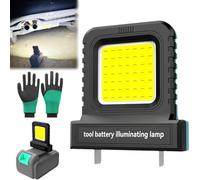 High Brightness Floodlight for All Power Tool Batteries, Power Lithium Battery Multiple Universal LED Works Lights, Portable Floodlight Compatible with 20V Tools