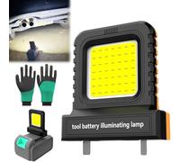 High Brightness Floodlight for All Power Tool Batteries, Power Lithium Battery Multiple Universal LED Works Lights, Portable Floodlight Compatible with 20V Tools