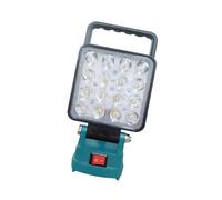 High Brightness LED Work Light Features USB Charging Ports Great for 18V Lithium Batteries for Camping and Emergencies Handheld Spotlights