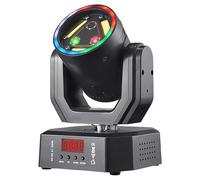 High Brightness RGB Stage Light, 2pcs R+G DMX 12CH Sound Active DJ Light, Strobe Flash Disco Light for Party Club KTV