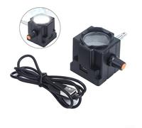 High Brightness USB LED Lamp, Microscope Light Source, USB Powered White LED Microscope Lamp For Biological, Monocular Video Microscopes(B)