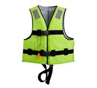 High Buoyancy Adult Life Jacket, Extra Floatation for Safety, Adjustable Straps with Buckles, Durable Nylon Material, for Boating, Fishing(Green,XL)