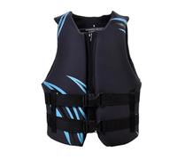 High Buoyancy Adult Life Jacket, Extra Floatation for Safety, Adjustable Straps with Buckles, Durable Nylon Material, for Boating, Fishing, and Water Emergencies, Multiple Sizes Black