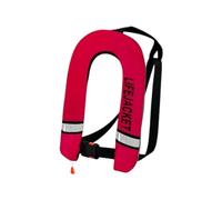 High Buoyancy Adult Life Jacket For Boating And Water Sports With Secure Fit And Durable Construction (Red, 45X35CM)