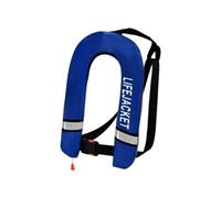 High Buoyancy Adult Life Jacket For Boating And Water Sports With Secure Fit And Durable Construction (Blue, 45X35CM)