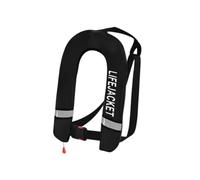 High Buoyancy Adult Life Jacket For Boating And Water Sports With Secure Fit And Durable Construction (Black, 45X35CM)