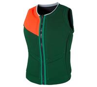 High Buoyancy Adult Life Jacket, Neoprene Swim Vest with Quick-Zipper, Safety Flotation Device, for Kayaking Paddle Boarding Boating(Groen,3X-Large)